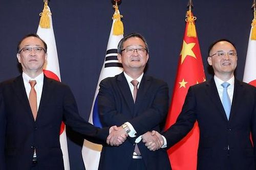 Hàn Quốc, Trung Quốc, Nhật Bản hội đàm cấp cao bàn về hội nghị thượng đỉnh ba bên