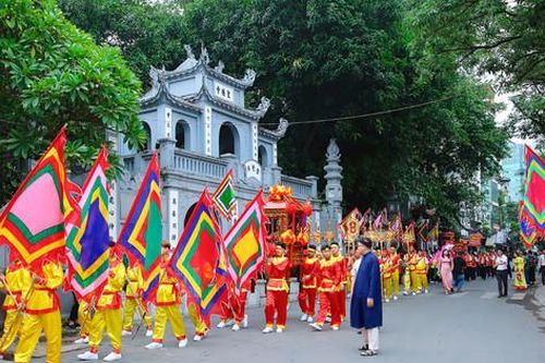Đặc sắc lễ rước kiệu truyền thống đình Bối Hà