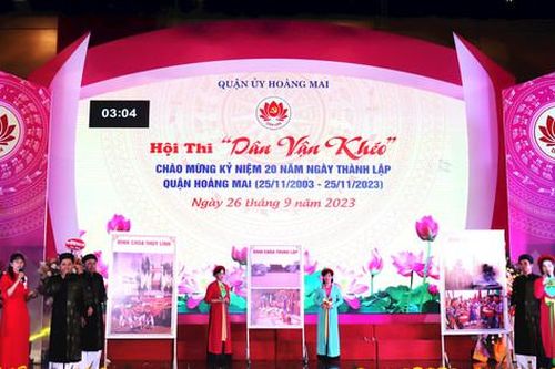Hội thi 'Dân vận khéo' quận Hoàng Mai