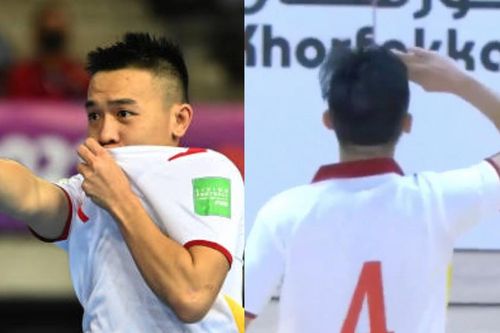 Ghi 'bàn thắng vàng' đưa ĐT Việt Nam tới World Cup, chân sút sinh năm 1999 thực hiện kiểu chào quân đội khiến CĐV vỡ òa