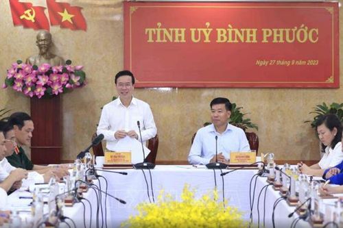 Tỉnh Bình Phước cần nâng cao đời sống nhân dân, nhất là vùng đồng bào dân tộc thiểu số, vùng khó khăn