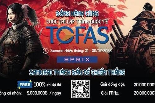 Cuộc thi đồng hành cùng lập trình quốc tế TOFAS đạt 130.000 lượt chỉ hơn 20 ngày