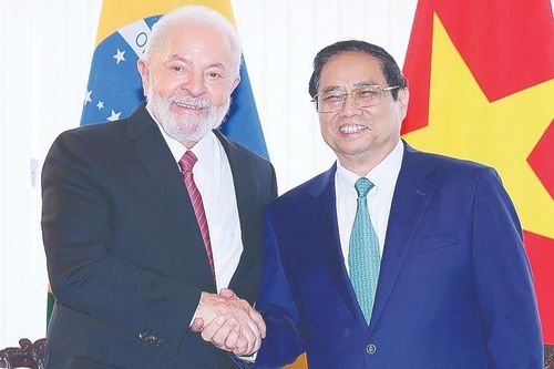 Việt Nam và Brazil phấn đấu tăng kim ngạch song phương lên 15 tỷ USD