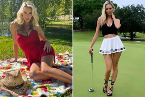 Nhan sắc quyến rũ 'chết người' của mỹ nhân mới làng golf thế giới