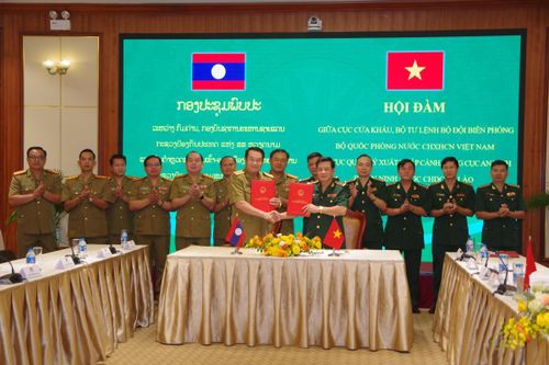 Hội đàm giữa Cục Cửa khẩu BĐBP Việt Nam và Cục Quản lý xuất, nhập cảnh Lào