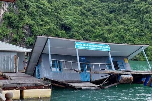 Lặng người nhìn khu bảo tồn lớp học chìm trên vịnh Hạ Long