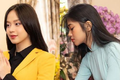 Thanh Thủy, Ngọc Hằng và dàn hoa, á hậu cúng giỗ Tổ sân khấu 2023