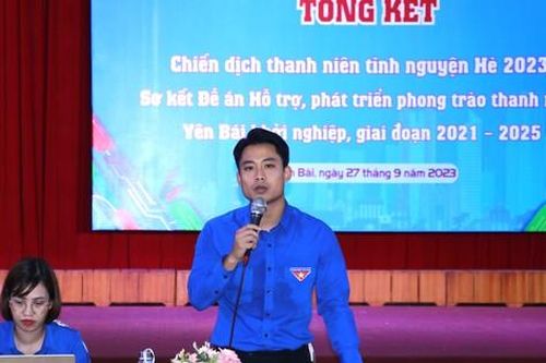 Tỉnh Đoàn Yên Bái tổng kết Chiến dịch Thanh niên tình nguyện Hè 2023