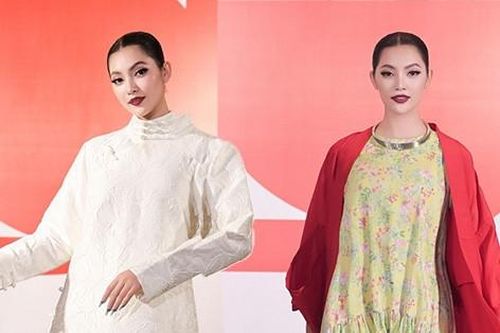 Hoa hậu Đại dương Thu Uyên catwalk qua 5 tầng lầu