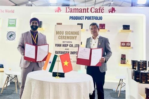 Công ty L'amant Café ký MoU phân phối sản phẩm tại thị trường Ấn Độ