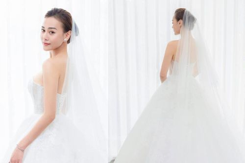 Phương Oanh khoe ảnh thử váy cưới, chuẩn bị tổ chức hôn lễ ở Hà Nội
