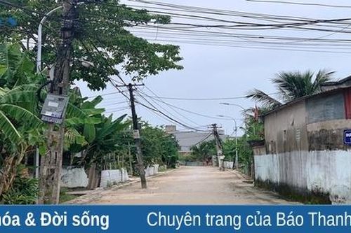 Hoằng Hóa: Cần sớm di chuyển hàng cột điện ở thôn 5, xã Hoằng Thái