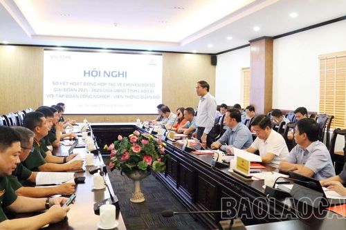 Tập đoàn Viettel tiếp tục phối hợp với UBND tỉnh Lào Cai thực hiện chuyển đổi số