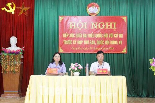 Đại biểu Quốc hội tiếp xúc cử tri huyện Yên Sơn trước kỳ họp thứ 6, Quốc hội khóa XV