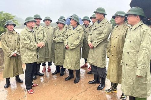 Thanh Hóa: Lãnh đạo tỉnh đi kiểm tra, chỉ đạo công tác phòng chống mưa lũ tại các địa bàn trọng điểm