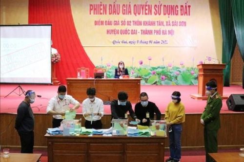 Quốc Oai tổ chức đấu giá 44 ô đất ở trong tháng 10-2023