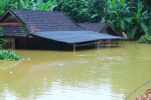 Mưa lũ xối xả đổ xuống Nghệ An- Thanh Hóa, hàng nghìn hộ dân bị cô lập, nước ngập đến mái nhà