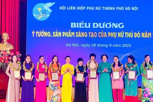 Tôn vinh 10 ý tưởng, sản phẩm khởi nghiệp sáng tạo của phụ nữ Thủ đô