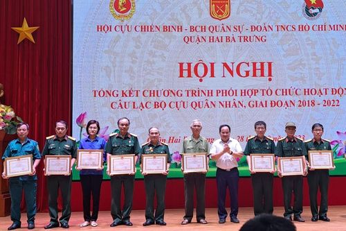 Quận Hai Bà Trưng: Cựu quân nhân tích cực tham gia phát triển địa phương