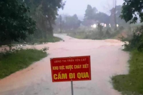 Thiệt hại bước đầu do mưa lũ ở Thanh Hóa