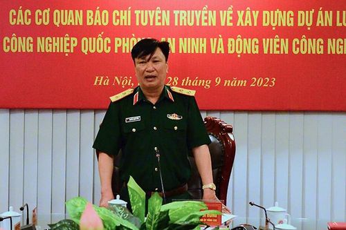 Xây dựng, hoàn thiện dự án Luật Công nghiệp quốc phòng, an ninh và động viên công nghiệp