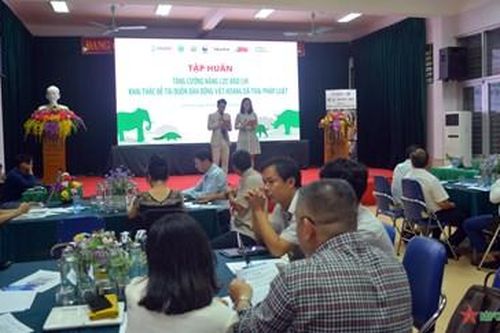 Tăng cường năng lực báo chí khai thác đề tài buôn bán động vật hoang dã trái pháp luật