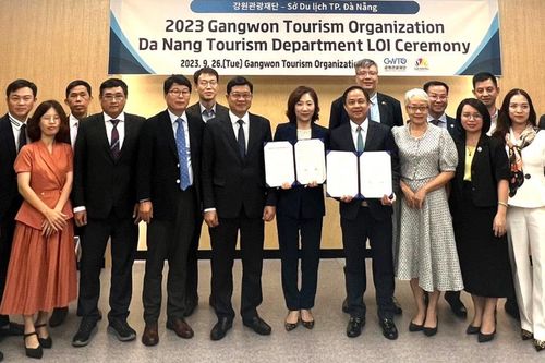 Đà Nẵng ký kết văn bản hợp tác phát triển du lịch với tỉnh Gangwon (Hàn Quốc)
