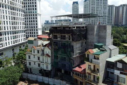 Hà Nội: Loạt công trình cơi nới, có dấu hiệu vi phạm TTXD ở Mỹ Đình 1