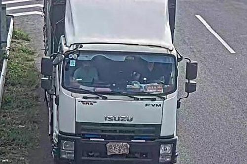 Dùng giẻ che biển số, đi lùi trên cao tốc, tài xế xe container bị phạt