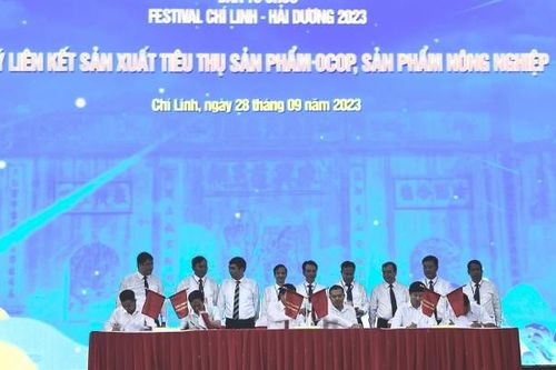 Thành phố Chí Linh (Hải Dương): Tổ chức khai mạc triển lãm trưng bày sản phẩm OCOP và thủ công mỹ nghệ