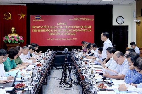 Đánh giá sâu hơn, đề xuất phương hướng kết hợp giữa đối ngoại với quốc phòng, an ninh