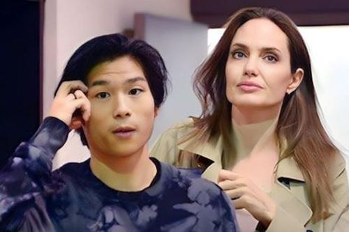 Pax Thiên chụp ảnh cho Angelina Jolie trên bìa tạp chí