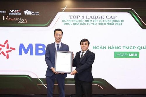 Ngân hàng MB - Top 3 doanh nghiệp được nhà đầu tư yêu thích nhất 2023