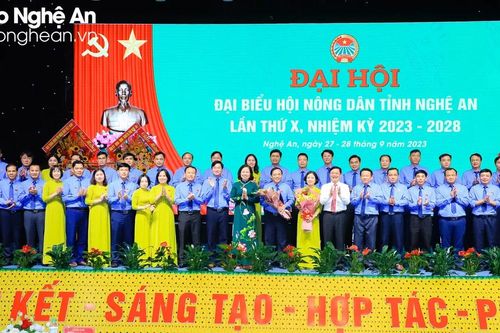Danh sách 40 Ủy viên Ban Chấp hành Hội Nông dân tỉnh Nghệ An khóa X, nhiệm kỳ 2023 - 2028