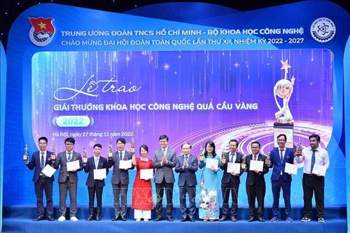 Công bố 10 nhà khoa học trẻ đoạt Giải thưởng Quả cầu vàng năm 2023