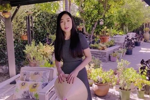 Cơ ngơi của Hà Thanh Xuân ở Mỹ: Rộng 600m2, vườn nhà đủ loại hoa và trái cây ăn không hết