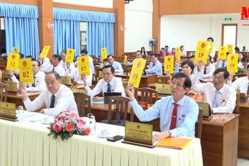 Kỳ họp lần thứ 15 (chuyên đề) HĐND tỉnh An Giang khóa X thông qua 7 nghị quyết quan trọng