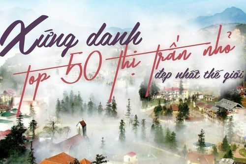 Xứng danh top 50 thị trấn nhỏ đẹp nhất thế giới