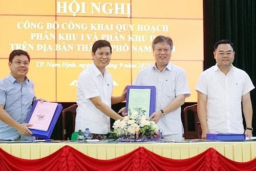 Thành phố Nam Định: Công bố quy hoạch phân khu I, phân khu II