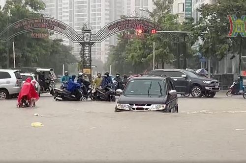 Hà Nội tiếp tục mưa to, có nơi mưa rất to và dông