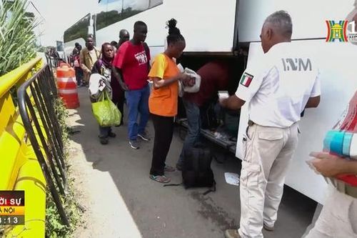 Mexico di dời người di cư ở biên giới phía Nam