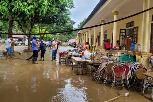Trường hợp cần thiết có thể cho học sinh nghỉ học để ứng phó với mưa lũ