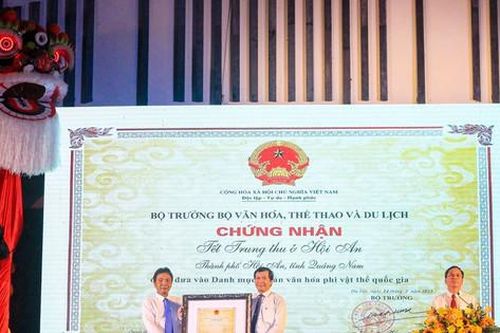 Công nhận Di sản Văn hóa phi vật thể quốc gia với Tết Trung Thu ở Hội An