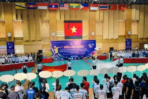Khai mạc Giải cầu lông học sinh, sinh viên Hà Nội mở rộng lần thứ X