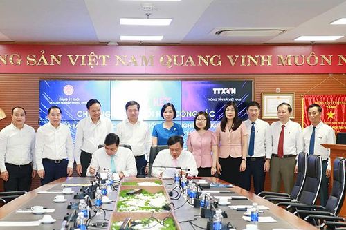Tăng cường phối hợp giữa Đảng ủy Khối Doanh nghiệp Trung ương và Thông tấn xã Việt Nam