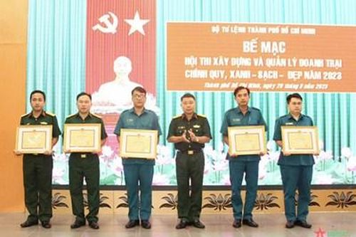 Bộ tư lệnh TP Hồ Chí Minh đẩy mạnh xây dựng, quản lý doanh trại chính quy, xanh, sạch, đẹp