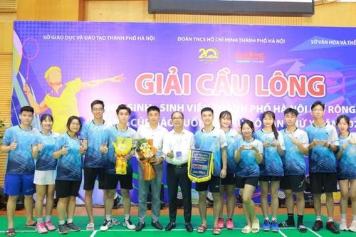 Khai mạc Giải Cầu lông học sinh, sinh viên Thành phố Hà Nội năm 2023