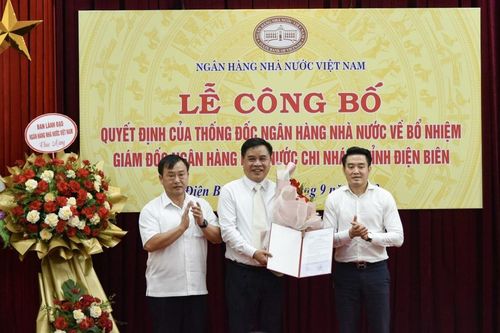 Bổ nhiệm Giám đốc Ngân hàng Nhà nước chi nhánh Điện Biên