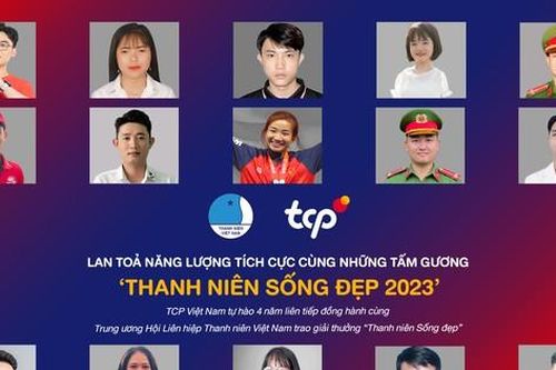 TCP Việt Nam hào hứng bước tiếp hành trình tôn vinh những tấm gương 'Thanh niên sống đẹp'
