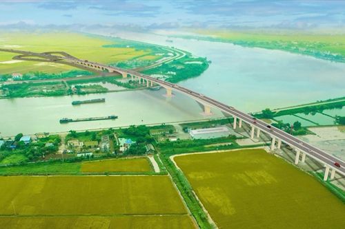 Triển khai dự án cầu vượt sông Đáy trên cao tốc Ninh Bình - Nam Định